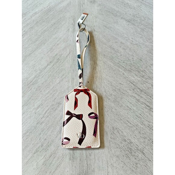 Vera Bradley Other - Vera Bradley Faux Leather Essential Luggage ID Tag Rows Of Bows New With Tags